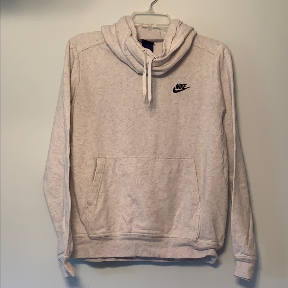 Nike Slate gray high neck hoodie